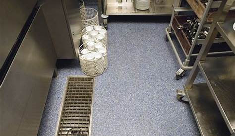 Commercial kitchen in safety vinyl Home & Commercial Flooring Kent