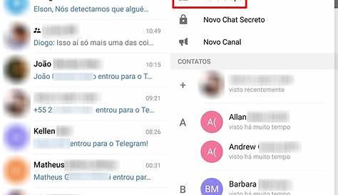 Como usar o Telegram: Como criar um grupo do Telegram no Android