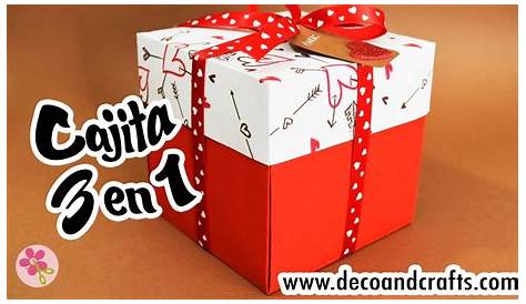 Como Decorar Una Cajita Para San Valentin Caja Regalo Cajas De Regalo