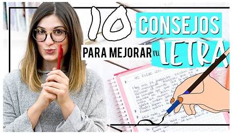 TIPS PARA MEJORAR TU LETRA | ¿Cómo escribir bonito? - YouTube