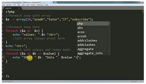 array foreach in php | array for loop in php | php tutorial | avadh