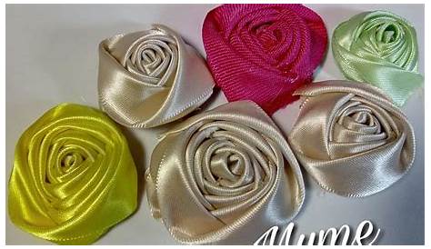 DIY-Como Hacer Rosas Flores en Tela/How To Make Easy Fabric Flower