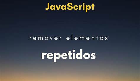 Como remover elementos duplicados de um array em #javascript #shorts #