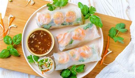 How To Serve And Decorate Spring Rolls