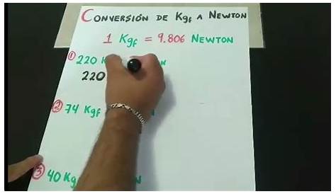1-1. ¿Cuál es el peso en newtons de un objeto que tiene una masa de (a