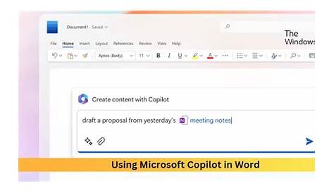 Microsoft 365 Copilot in Word - Detroit IT User Group (DITUG)