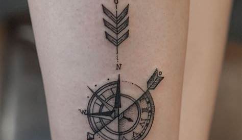 Compass Tattoo Simple Small A Tiny By Playground