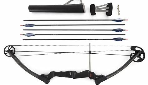 Composite Bow And Arrow M120 Junxing Right Hand Black Dream Hunting Compound