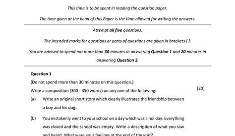 Composition Topics For Grade 5 - Dorian Whitehead's English Worksheets