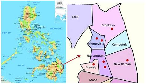 Compostela Valley Map Philippines Davao De Oro ) Profile PhilAtlas