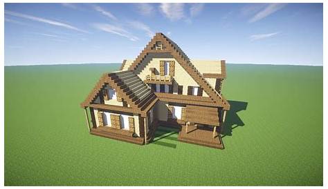 Casa de madera en Minecraft | Construir una casa, Como construir una