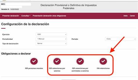 Pagos provisionales por ingresos por salarios, cuando aplica la