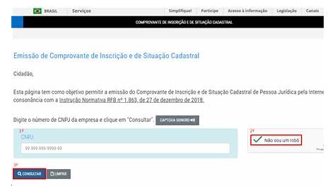 Como consultar um CNPJ na Receita Federal dentro do sistema? : Nomus