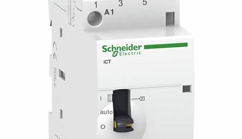 Contacteur Schneider Acti9 ICT à Commande Manuelle 16A 1NO+1NF 230