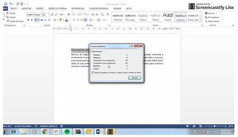 Como contar caracteres en Word | PlantillasOffice.Net