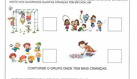 Atividade de contagem para Educação Infantil - Para baixar.