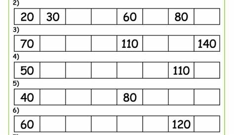 Contar de 10 en 10 | Secuencias numericas para niños, Matemáticas de