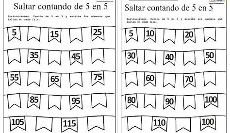 El Blog de Primaria: Contar de 5 en 5