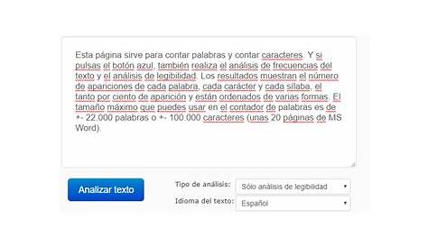 10 mejores aplicaciones web para contar caracteres y palabras en un texto