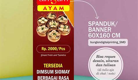 Ukuran Spanduk Makanan Gambar Contoh Banners - Mobile Legends