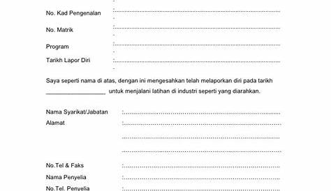 Contoh Borang Akuan Penerimaan Surat Borang Akuan Penerimaan Kwapm