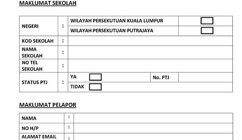 Contoh Borang Laporan Kemalangan Di Tempat Kerja