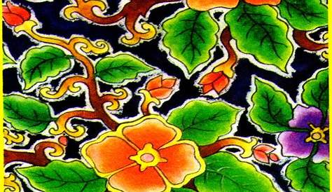 Contoh Lukisan Corak Batik Mudah - Mencipta Lukisan Bergaya Batik Yang