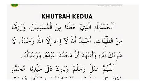 Khutbah Jumat Lengkap Dengan Doa Latin