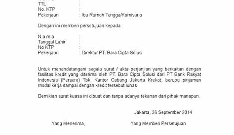 13 Contoh Surat Persetujuan (Orang Tua, Atasan, dll)