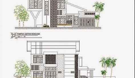 Contoh Gambar Kerja Rumah 2 Lantai Sketchup Web - IMAGESEE