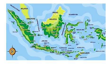 Contoh Gambar Peta Indonesia Sederhana Dan Cara Membuatnya Penulis