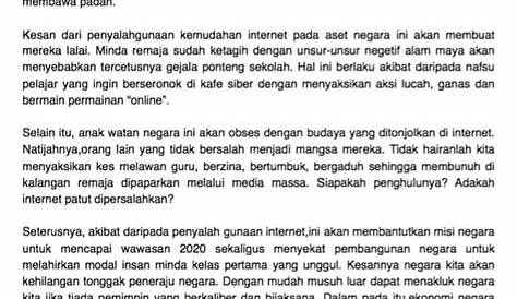 Contoh Karangan Fakta Pt3 Terbaik Bahasa melayu