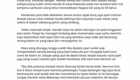 Contoh Karangan Jenis Cerita Contoh Karangan Pengalaman Pt3 Semasa - Riset