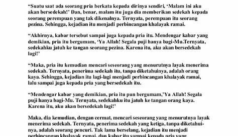 Contoh Kultum Singkat Tentang Sedekah - Contoh Resource