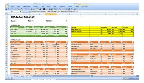 √ Laporan Keuangan Bulanan Excel