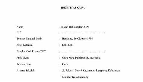 Contoh Laporan Pengembangan Diri Guru Sd Untuk Kenaikan Pangkat Terbaru