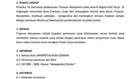 Laporan Rapat Tinjauan Manajemen | PDF