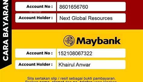 Contoh Surat Pertukaran Nombor Akaun Bank