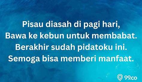 40 Contoh Pantun Penutup Pidato yang Unik dan Berkesan