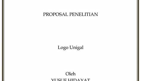 Contoh Membuat Proposal Skripsi / Contoh proposal skripsi akuntansi pdf