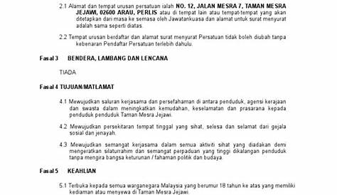 Isi Kandungan Perlembagaan Malaysia / Kandungan Perlembagaan