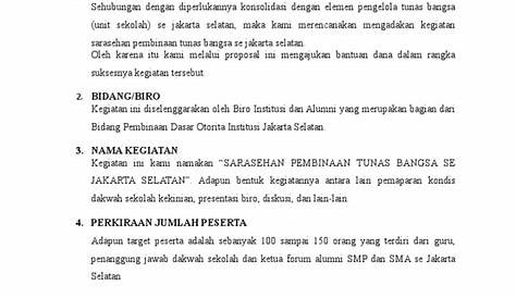 Contoh Proposal Hari Guru Lengkap