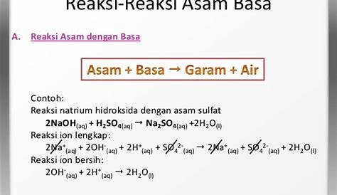 21++ Contoh Soal Reaksi Oksida Asam Dengan Basa - Contoh Soal Terbaru