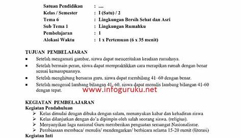 37+ Contoh Rpp Bahasa Indonesia Sd Kelas Rendah Images - serverupsus