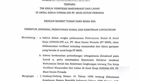 Contoh SK Tim Penilaian Kinerja | PDF