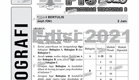 Contoh Borang Soal Selidik Geografi Pencemaran Alam Sekitar - Soal Kelasmu