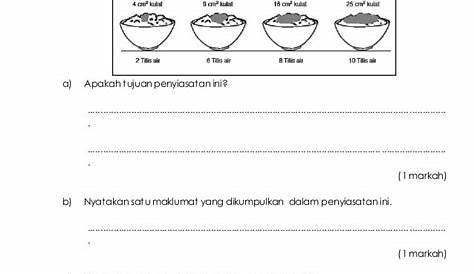 Kertas Latihan Topikal Sains Tahun 6 Kssr 2020 2021 Topik 3 Hingga