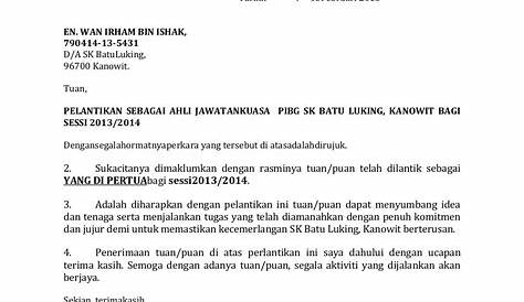 (DOC) Surat lantikan AJK.doc - DOKUMEN.TIPS