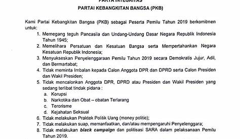 Pakta Integritas - FEB Unair