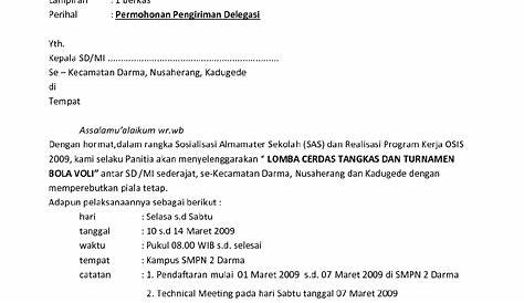 Contoh Surat Permohonan Alat - Contoh Ert